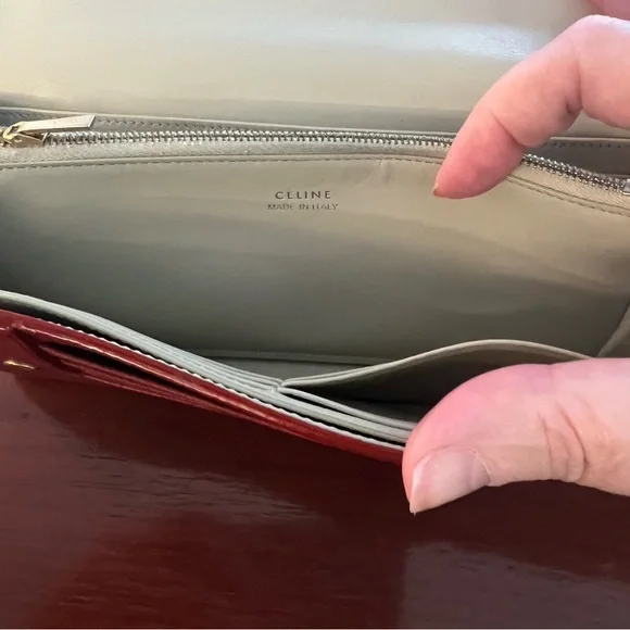 Celine Continentallong leather wallet